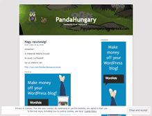 Tablet Screenshot of pandahungary.wordpress.com