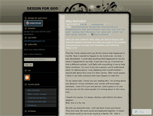 Tablet Screenshot of designforgod1.wordpress.com