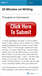 Mobile Screenshot of 20minutesonwriting.wordpress.com