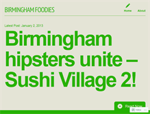 Tablet Screenshot of birminghamfoodies.wordpress.com