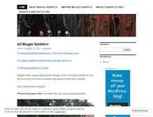 Tablet Screenshot of mugglequidditch.wordpress.com