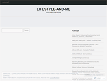 Tablet Screenshot of lifestyleandme.wordpress.com