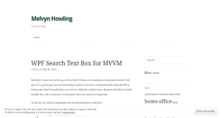Desktop Screenshot of mahowling.wordpress.com