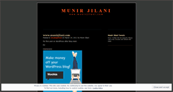 Desktop Screenshot of munirjilani.wordpress.com