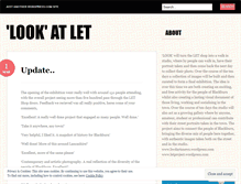 Tablet Screenshot of lookatlet.wordpress.com