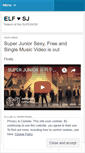Mobile Screenshot of elflovesuju.wordpress.com