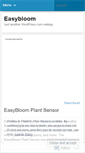Mobile Screenshot of easybloom.wordpress.com