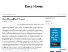 Tablet Screenshot of easybloom.wordpress.com