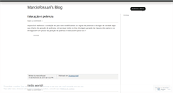 Desktop Screenshot of marciofossari.wordpress.com