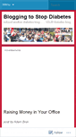 Mobile Screenshot of amdiabetesin.wordpress.com