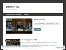 Tablet Screenshot of notoriousbib.wordpress.com