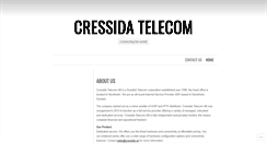 Desktop Screenshot of cressidatelecom.wordpress.com