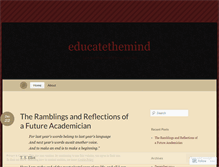 Tablet Screenshot of educatethewhole.wordpress.com