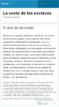 Mobile Screenshot of lacostadelosesclavos.wordpress.com