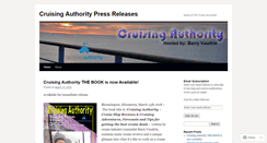 Desktop Screenshot of cruisingauthority.wordpress.com