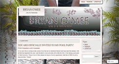 Desktop Screenshot of bryanomee.wordpress.com