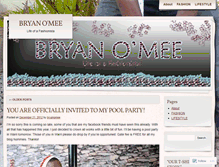 Tablet Screenshot of bryanomee.wordpress.com