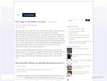 Tablet Screenshot of norgesuniversitetet.wordpress.com