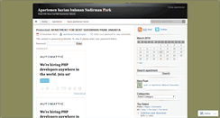 Desktop Screenshot of apartemenharianbulanan.wordpress.com