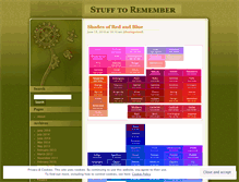 Tablet Screenshot of gtremember.wordpress.com