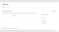 Desktop Screenshot of aijeova.wordpress.com