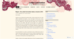 Desktop Screenshot of conventionlolitaenglish.wordpress.com