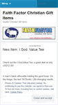 Mobile Screenshot of faithfactor.wordpress.com