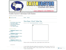 Tablet Screenshot of faithfactor.wordpress.com