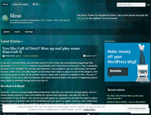 Tablet Screenshot of fdeas.wordpress.com