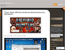 Tablet Screenshot of conmaiguel.wordpress.com