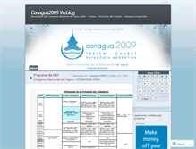 Tablet Screenshot of conagua2009.wordpress.com