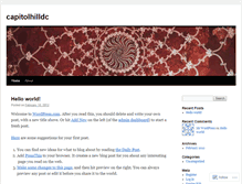 Tablet Screenshot of capitolhilldc.wordpress.com