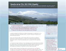 Tablet Screenshot of derechodelastics.wordpress.com