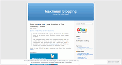 Desktop Screenshot of maxiblog.wordpress.com