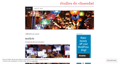 Desktop Screenshot of etoilesdechocolat.wordpress.com