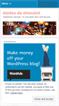 Mobile Screenshot of etoilesdechocolat.wordpress.com