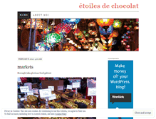 Tablet Screenshot of etoilesdechocolat.wordpress.com