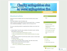 Tablet Screenshot of charitylinks.wordpress.com