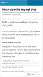 Mobile Screenshot of linuxapachemysqlphp5.wordpress.com