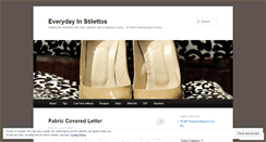 Desktop Screenshot of everydayinstilettos.wordpress.com