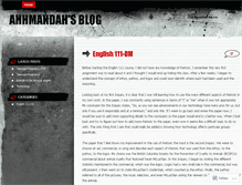 Tablet Screenshot of ahhmandah.wordpress.com