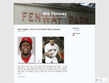 Tablet Screenshot of 406fenway.wordpress.com