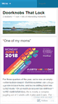 Mobile Screenshot of newdoorknobs.wordpress.com