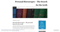 Desktop Screenshot of personalhoroscopes.wordpress.com