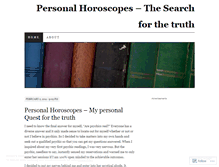 Tablet Screenshot of personalhoroscopes.wordpress.com