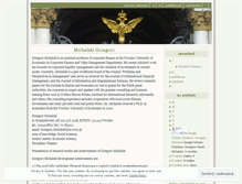 Tablet Screenshot of michalskig.wordpress.com