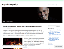 Tablet Screenshot of mayasprocess.wordpress.com