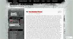 Desktop Screenshot of crossfitbenchmark.wordpress.com