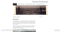 Desktop Screenshot of oceanorchestra.wordpress.com