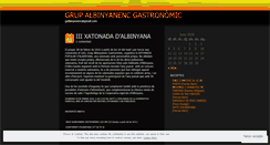 Desktop Screenshot of grupalbinyanencgastronomic.wordpress.com